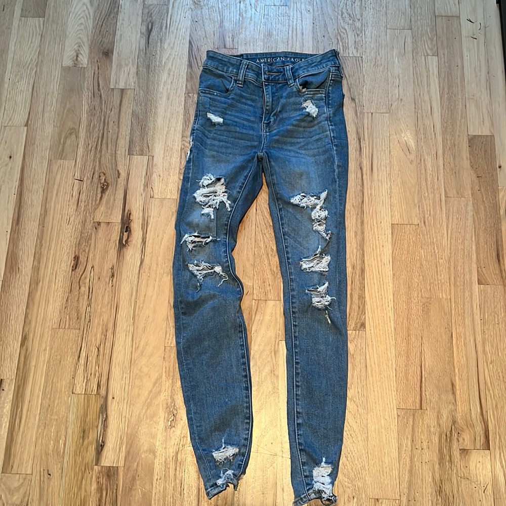 American eagle next level stretch skinny jeans